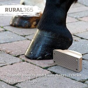 Rural365 Farrier Rasp with Wooden Handle, Mini Hoof Rasp File – Farrier Supplies for Miniature Horse, Pigs, Goats