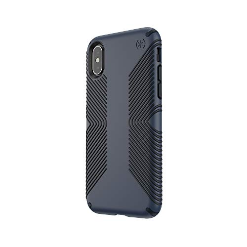 Speck Products Presidio Grip iPhone Xs/iPhone X Case, Eclipse Blue/Carbon Black