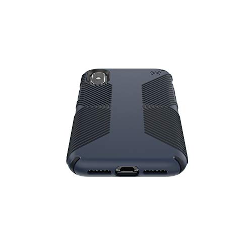 Speck Products Presidio Grip iPhone Xs/iPhone X Case, Eclipse Blue/Carbon Black