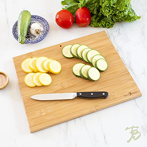 Totally Bamboo Destination Wyoming State Shaped Serving and Cutting Board, Includes Hang Tie for Wall Display