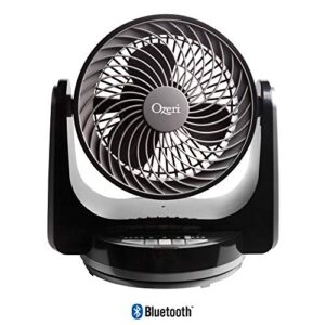 Ozeri Brezza III Dual Oscillating 10" High Velocity Desk Fan with Bluetooth Technology