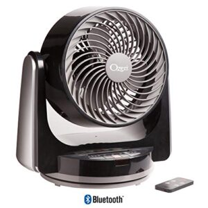 Ozeri Brezza III Dual Oscillating 10" High Velocity Desk Fan with Bluetooth Technology