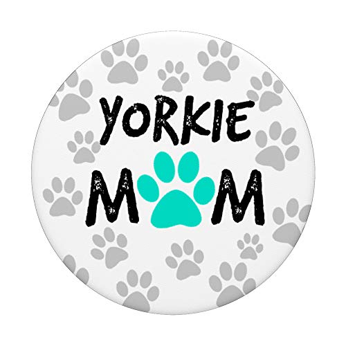 Yorkie Mom Womens Phone accessory Yorkshire Terrier dog gift PopSockets PopGrip: Swappable Grip for Phones & Tablets