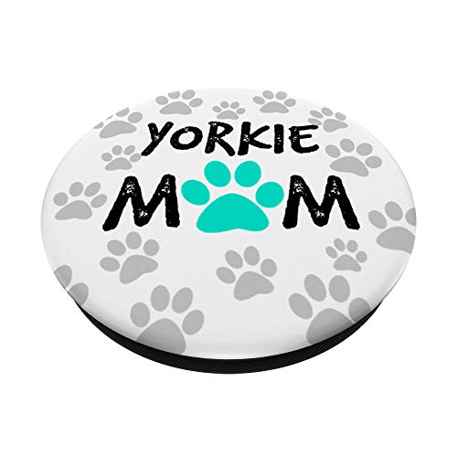 Yorkie Mom Womens Phone accessory Yorkshire Terrier dog gift PopSockets PopGrip: Swappable Grip for Phones & Tablets