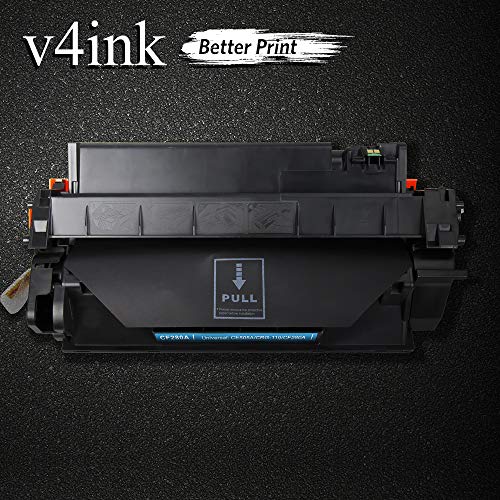 v4ink 3PK Compatible Toner Cartridge Replacement for HP 80A CF280A Toner Cartridge Black Ink for HP Pro 400 M401N M401DN M401DNE M401DW HP MFP M425DN M425DW Printer