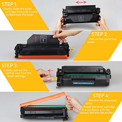 v4ink 3PK Compatible Toner Cartridge Replacement for HP 80A CF280A Toner Cartridge Black Ink for HP Pro 400 M401N M401DN M401DNE M401DW HP MFP M425DN M425DW Printer