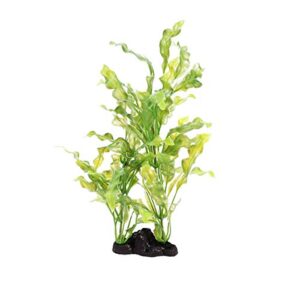 POPETPOP Fish Tank Plant Decor Artificial Kelp Aquatic Green Plastic Plant Fake Fish Tank Aquarium Decoration