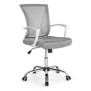edgemod chartwell office chair in white/grey