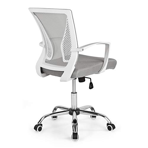 EdgeMod Chartwell Office Chair in White/Grey