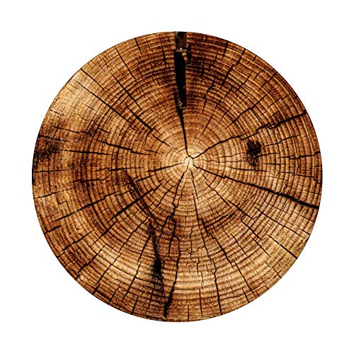 Tree Ring Dark Wood Design PopSockets PopGrip: Swappable Grip for Phones & Tablets