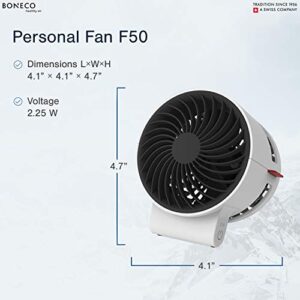 BONECO - F50 Personal Air Shower Fan, Air Circulator (White)