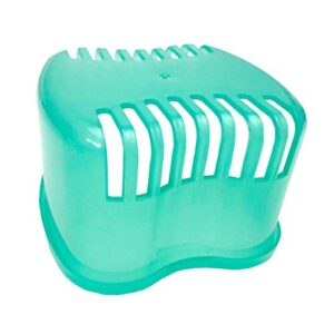 Bearals Denture Case, Denture Bath, Denture Cup with Strainer, Denture Box Container, Denture Cleaner Box (Green)