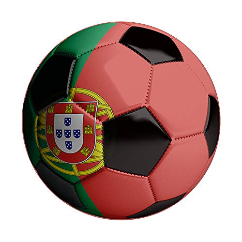 Portugal Flag Football Soccer Ball PopSockets PopGrip: Swappable Grip for Phones & Tablets