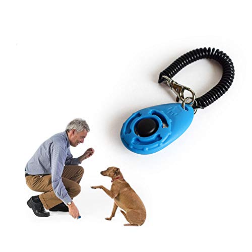 Ruconla- 4 Pack Dog Training Clicker with Wrist Strap, Pet Training Clicker Set