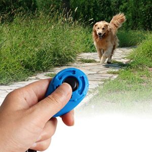 Ruconla- 4 Pack Dog Training Clicker with Wrist Strap, Pet Training Clicker Set