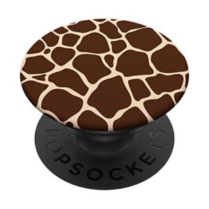giraffe print popsockets popgrip: swappable grip for phones & tablets