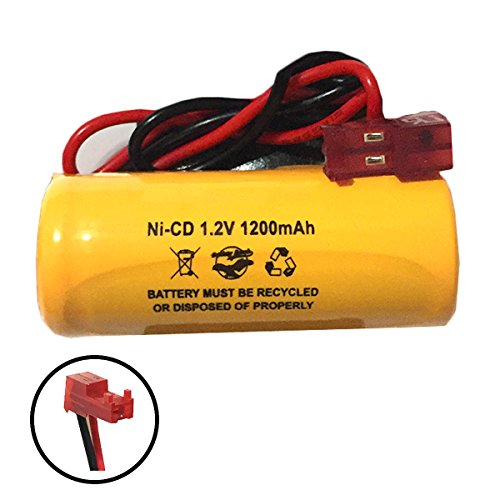 (5 Pack) Exit Sign Emergency Light Ni-CD Battery ELB1P201N2 ELB-1P201N2 Lithonia ELB1P2901N 1.2v 1200mah AA Ni-CD ELB0320 ELB-0320 NiCD Replacement NiCad