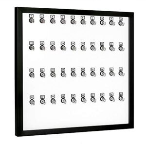key rack, key stand # 40mnf extra space framed 40 bolted metal hook with number plate and hidden hangers for executive offices (40 sets of tag & ring included)