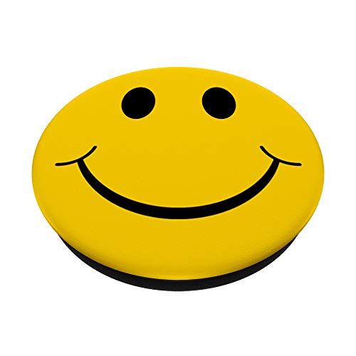 Vintage Retro Classic 70s Yellow Happy Face PopSockets Swappable PopGrip