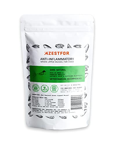 Azestfor Anti-Inflammatory Green Lipped Mussel for Dogs Powder