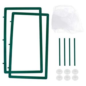 Xiaoyztan Aquarium Mesh Hatchery Breeder Plastic Frame Fish Tank Separation Breeding Net