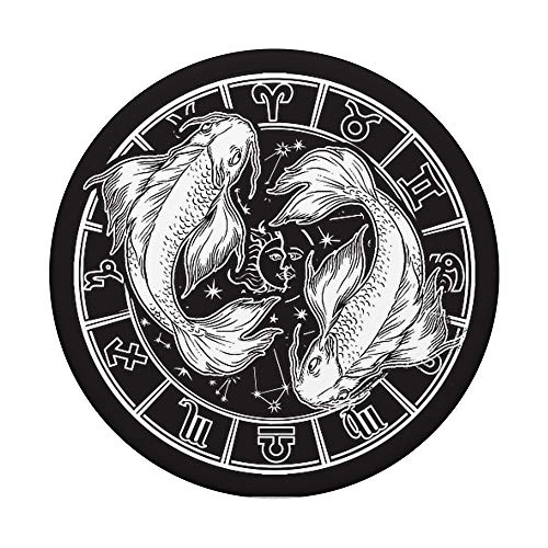 Pisces Astrology Zodiac Sign Phone Mount PopSockets PopGrip: Swappable Grip for Phones & Tablets