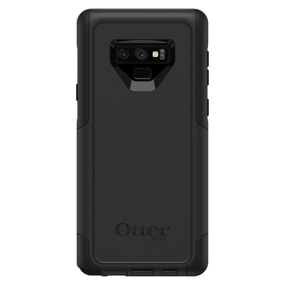 OtterBox COMMUTER SERIES Case for Samsung Galaxy Note9,Synthetic rubber slipcover|Polycarbonate shell,Lightweight - Retail Packaging - BLACK