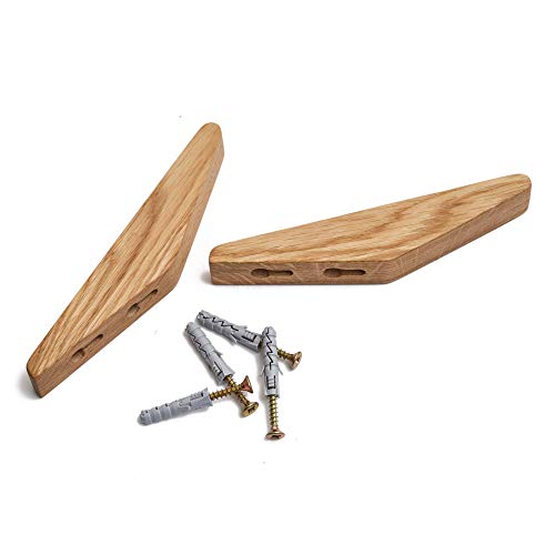 Oak wood wall hooks GATIS - Natural