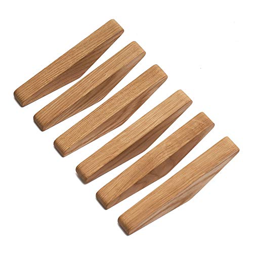 Oak wood wall hooks GATIS - Natural