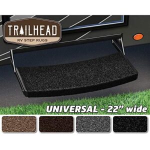 prest-o-fit 2-0223 obsidian black rv step rug