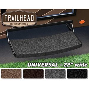 Prest-O-Fit 2-0223 Obsidian Black RV Step Rug