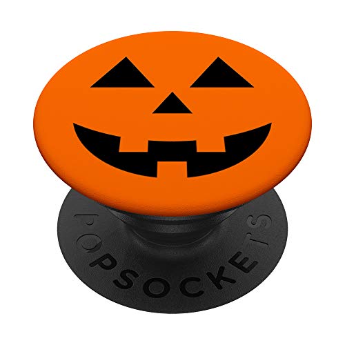 Spooky Jack-O-Lantern Halloween Pumpkin PopSockets PopGrip: Swappable Grip for Phones & Tablets