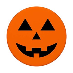 Spooky Jack-O-Lantern Halloween Pumpkin PopSockets PopGrip: Swappable Grip for Phones & Tablets