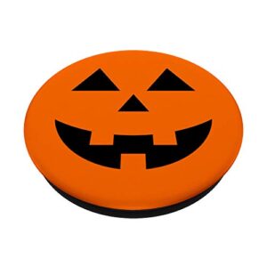 Spooky Jack-O-Lantern Halloween Pumpkin PopSockets PopGrip: Swappable Grip for Phones & Tablets