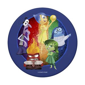 Disney Pixar Inside Out Joy Fear Anger Sadness Disgust PopSockets PopGrip: Swappable Grip for Phones & Tablets