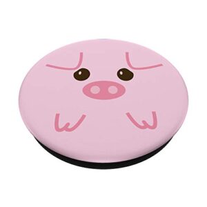 Cute Baby Pig PopSockets PopGrip: Swappable Grip for Phones & Tablets