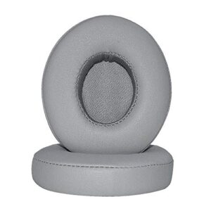 alitutumao solo 2 wireless ear pads solo 3 earpad replacement cushion cover memory foam compatible with beats solo 2 solo 3 wireless headphones (grey)