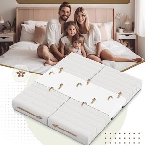 bedbinder deluxe © - upgrade your sleep with the ultimate bed bridge -[bed bridge twin to king] split king gap filler for adjustable bed - mattress connector replaces a mattress gap filler…