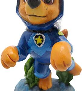 Penn-Plax Officially Licensed Paw Patrol Aquarium Ornament – Chase – Mini Size