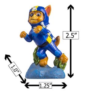 Penn-Plax Officially Licensed Paw Patrol Aquarium Ornament – Chase – Mini Size