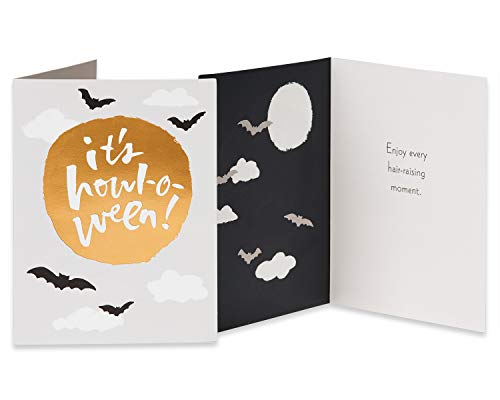 American Greetings Mini Halloween Cards Bundle, Halloween, Spider, Hey Boo (4-Count)