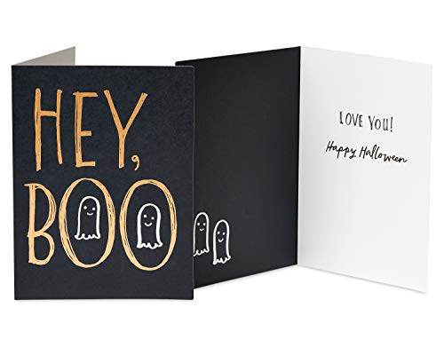 American Greetings Mini Halloween Cards Bundle, Halloween, Spider, Hey Boo (4-Count)