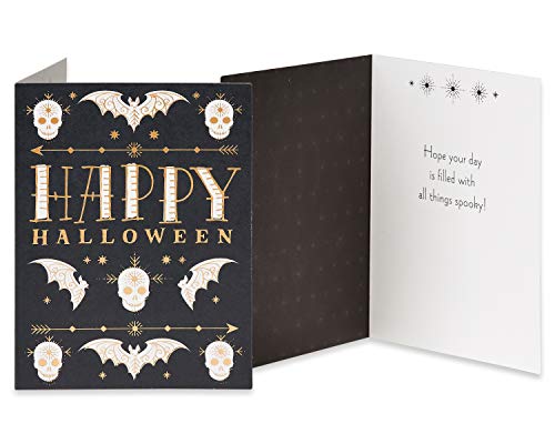 American Greetings Mini Halloween Cards Bundle, Halloween, Spider, Hey Boo (4-Count)