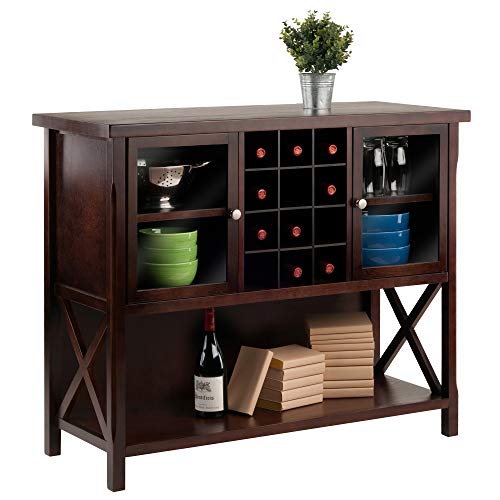 Winsome Xola Buffet Cabinet, Cappuccino