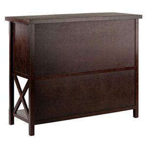 Winsome Xola Buffet Cabinet, Cappuccino