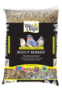 wild delight 099127 bugs n' berries wild bird food, 4.5 lb