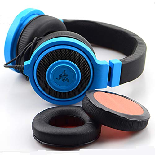 Replacement Ear Pad Cushions Compatible with Razer Kraken Pro V1 Gaming Headphones (Orange)