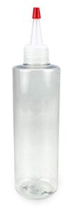 josh's frogs easy squeezy clear feeding bottles for prepared gecko diets (8 oz)