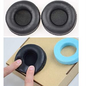 MDR NC7 Headphone Earpad Replacement Ear Pads Cushion Compatible with Philips SHB3060 Sony MDR-NC6 MDR NC6 AKG K518 K518DJ K518LE K81 Noise Canceling Headset(Black)