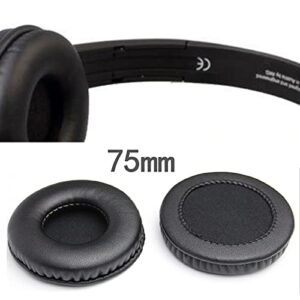 MDR NC7 Headphone Earpad Replacement Ear Pads Cushion Compatible with Philips SHB3060 Sony MDR-NC6 MDR NC6 AKG K518 K518DJ K518LE K81 Noise Canceling Headset(Black)